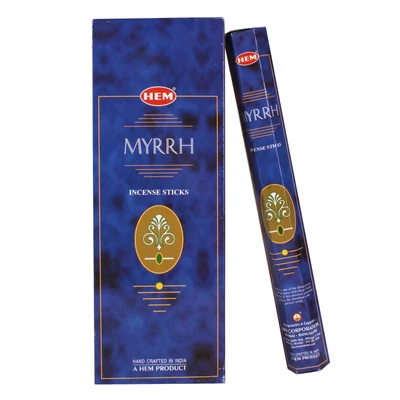HEM0127FSHD HEM Füstölő 20db x 6 cs/dob. MYRRH