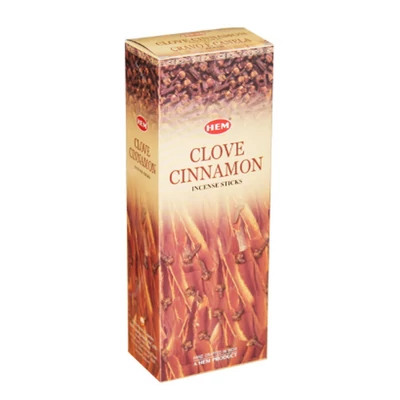 HEM Füstölő 20db x 6 cs/dob. CLOVE CINNAMON