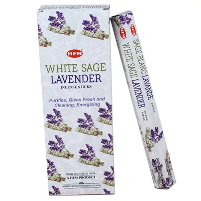 HEM1828FSHD HEM Füstölő 20db x 6 cs/dob. WHITE SAGE LAVENDER